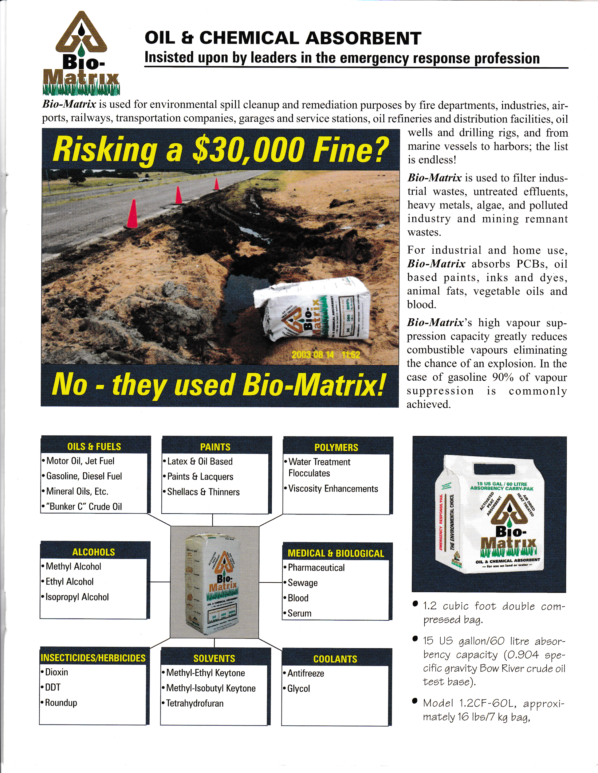 Bio Matrix Absorbent